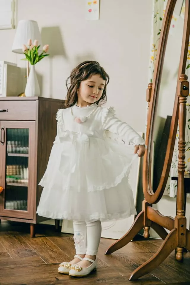 Pudding - Korean Children Fashion - #fashionkids - Necklace One-piece - 3