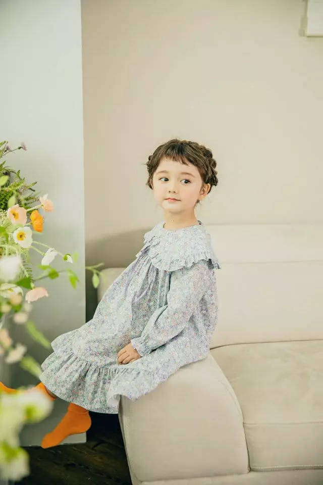 Pudding - Korean Children Fashion - #kidsshorts - Collar One-piece - 5