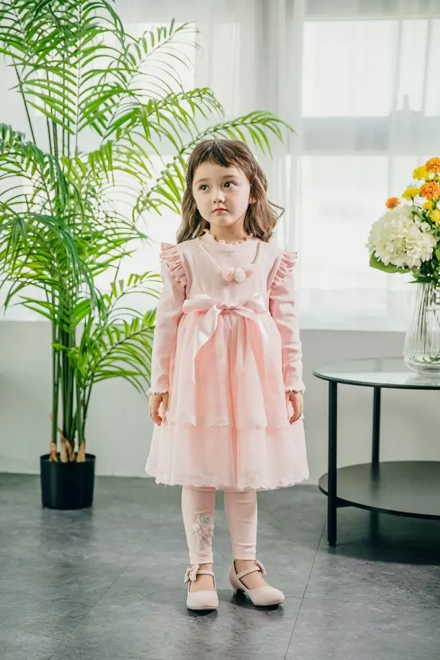 Pudding - Korean Children Fashion - #fashionkids - Necklace One-piece - 4