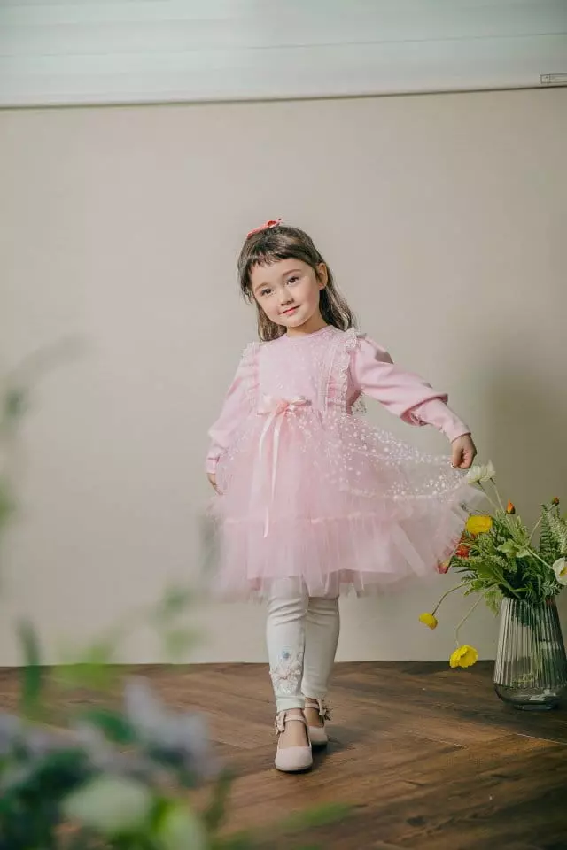 Pudding - Korean Children Fashion - #kidsstore - Frill One-piece - 4