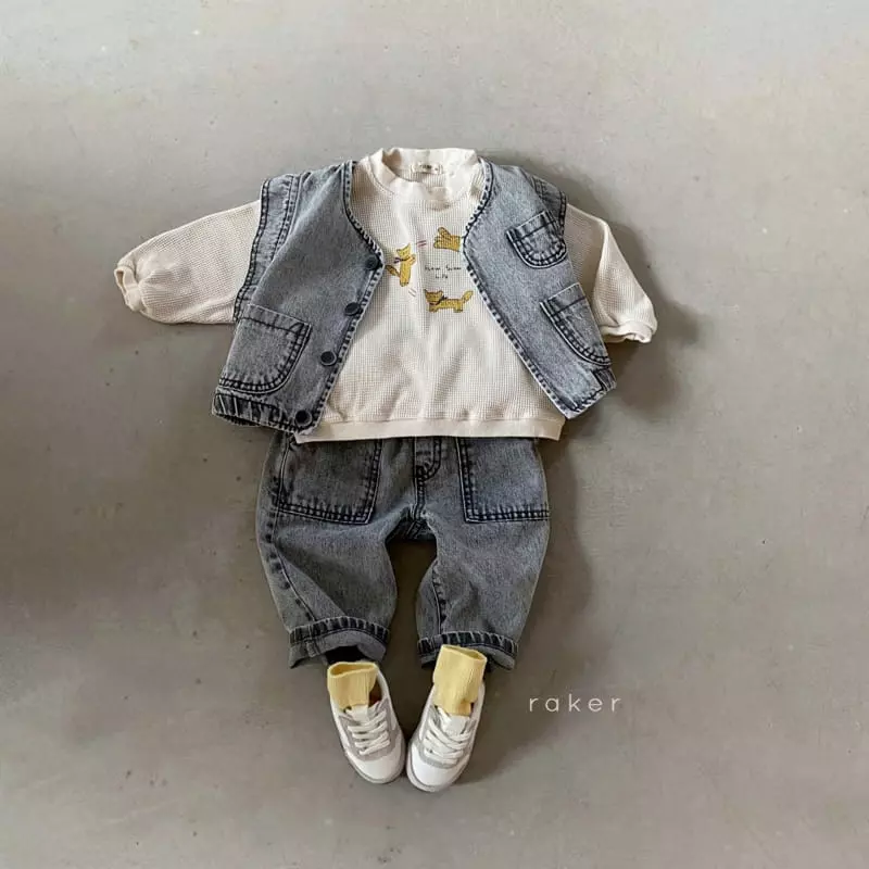 Raker - Korean Children Fashion - #childofig - Slow Fox Tee - 5