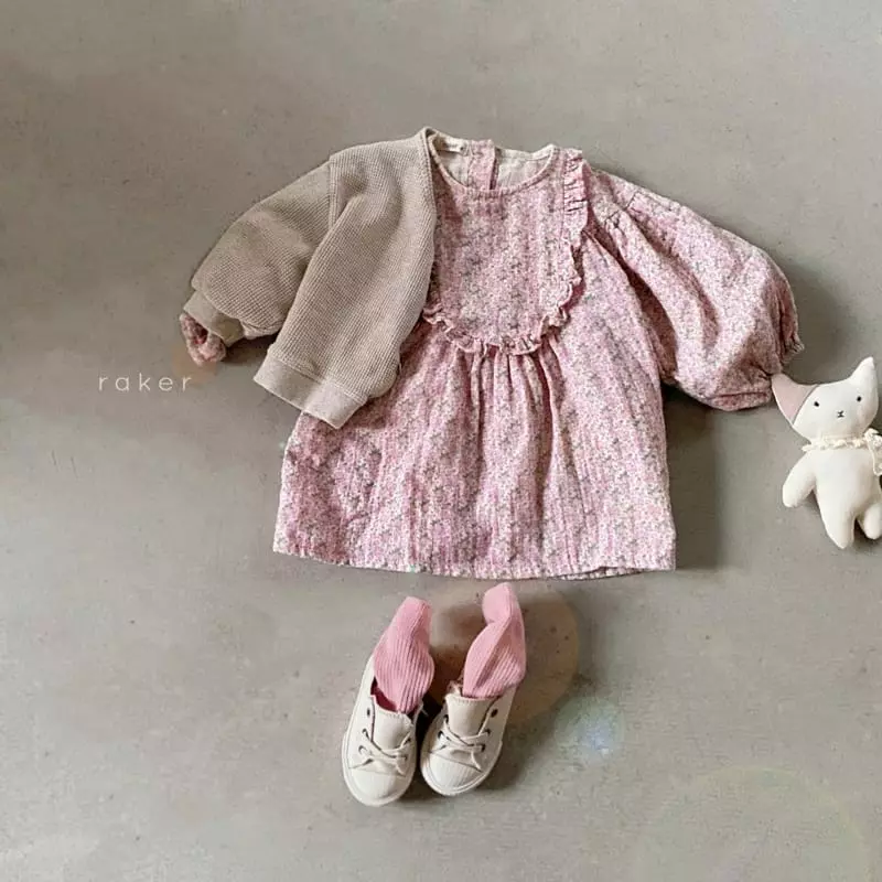 Raker - Korean Children Fashion - #childrensboutique - Chuette Flower One-piece - 4