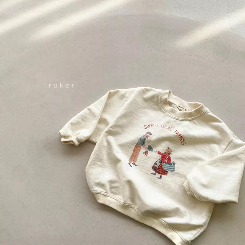 Raker - Korean Children Fashion - #discoveringself - Famer Tee - 3