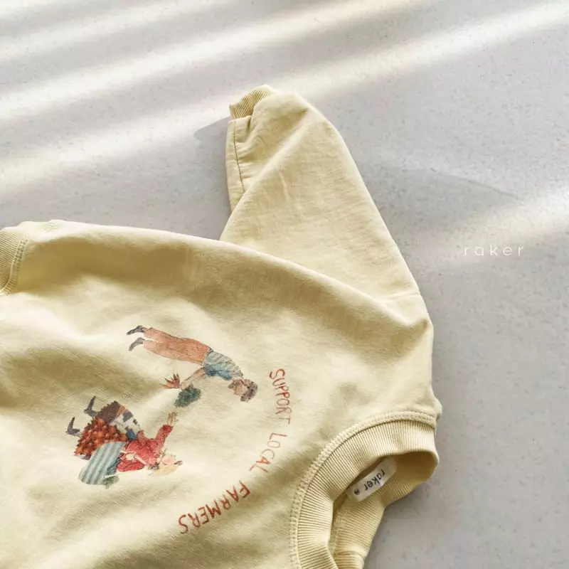 Raker - Korean Children Fashion - #discoveringself - Famer Tee - 4