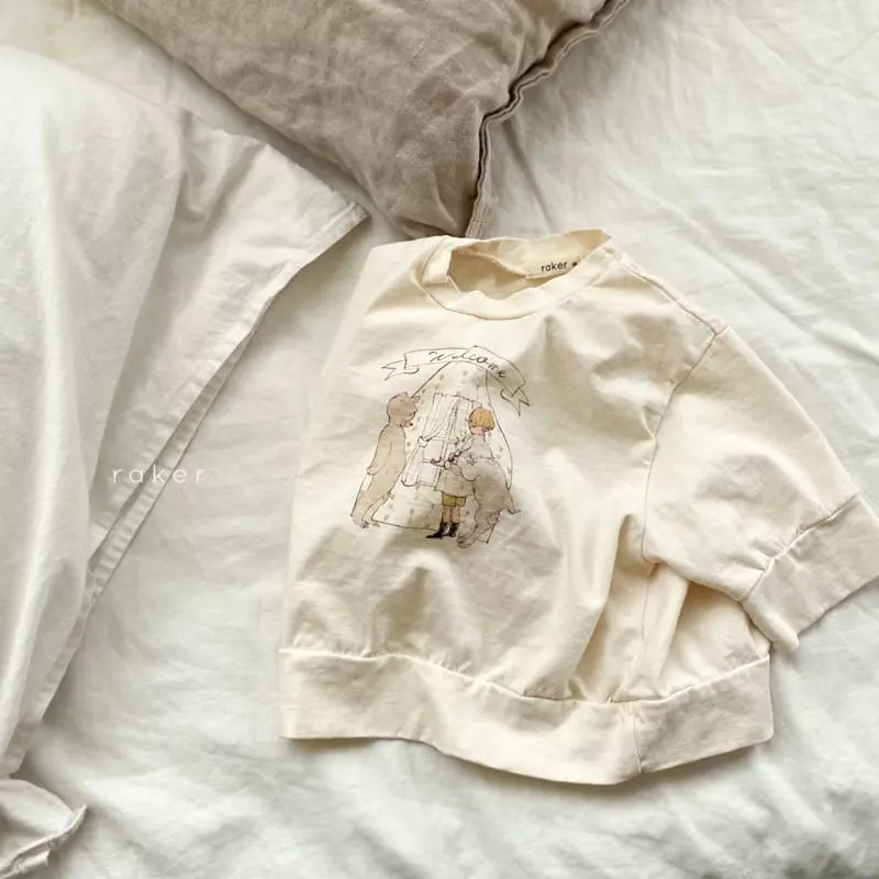 Raker - Korean Children Fashion - #kidsshorts - My Home Tee - 3