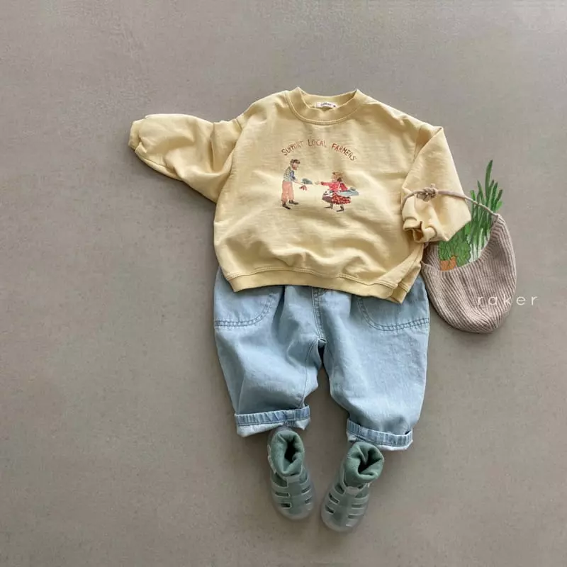 Raker - Korean Children Fashion - #kidsstore - Famer Tee - 6