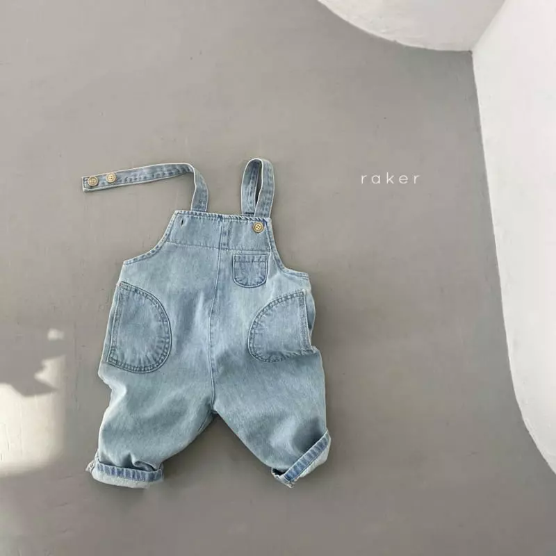 Raker - Korean Children Fashion - #minifashionista - Half Moon Overall Pants
