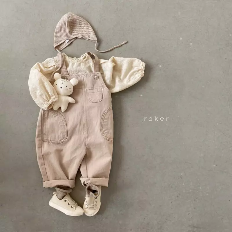 Raker - Korean Children Fashion - #todddlerfashion - Half Overall Pants - 2