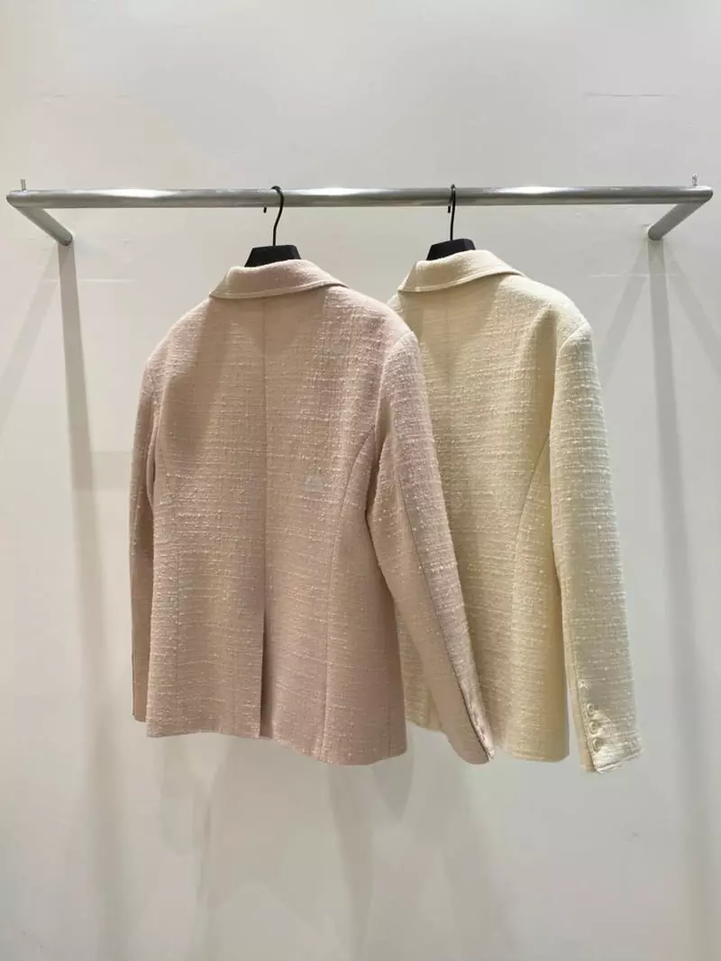 Refleur - Korean Women Fashion - #womensfashion - Tweed Line Jacket - 4