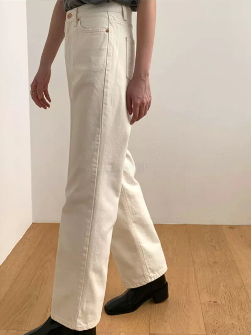 Refleur - Korean Women Fashion - #pursuepretty - Denim Pants - 2