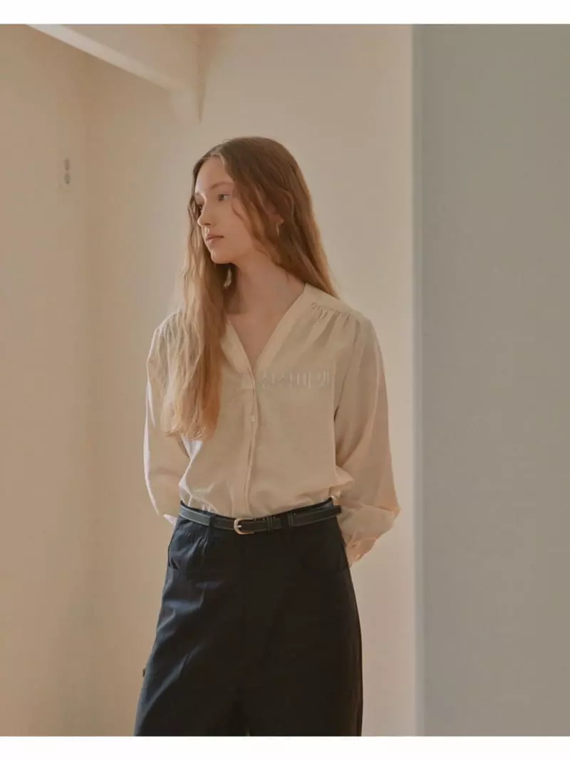 Refleur - Korean Women Fashion - #womensfashion - Jane Shirring Blouse - 2