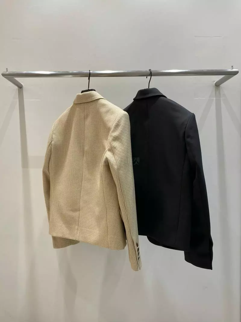 Refleur - Korean Women Fashion - #momslook - Basic Check Jacket - 4