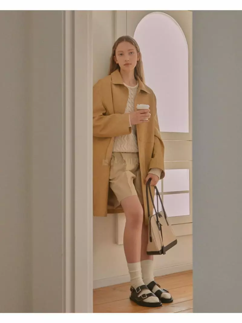Refleur - Korean Women Fashion - #womensfashion - Leather Trench Coat