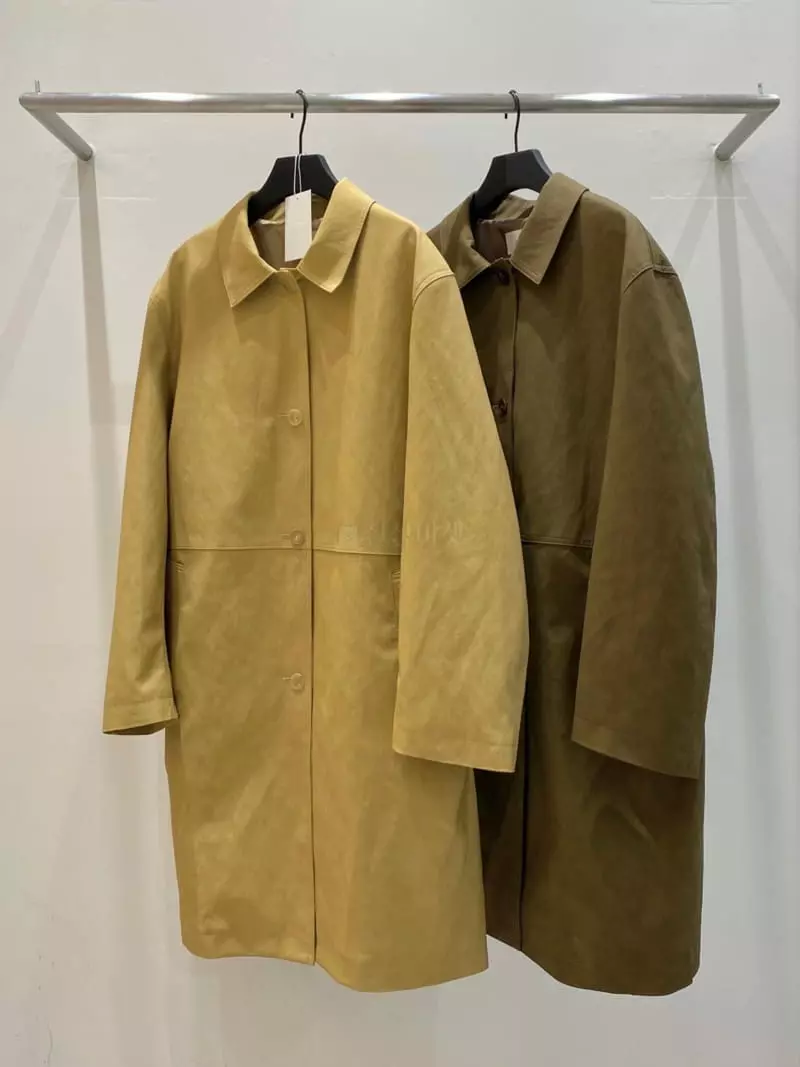 Refleur - Korean Women Fashion - #womensfashion - Leather Trench Coat - 3