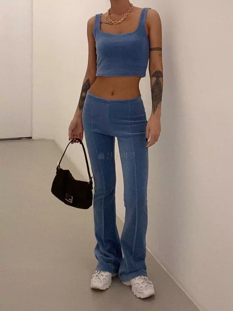 Remood - Korean Women Fashion - #vintagekidsstyle - Belloa Bootcut Pants - 4