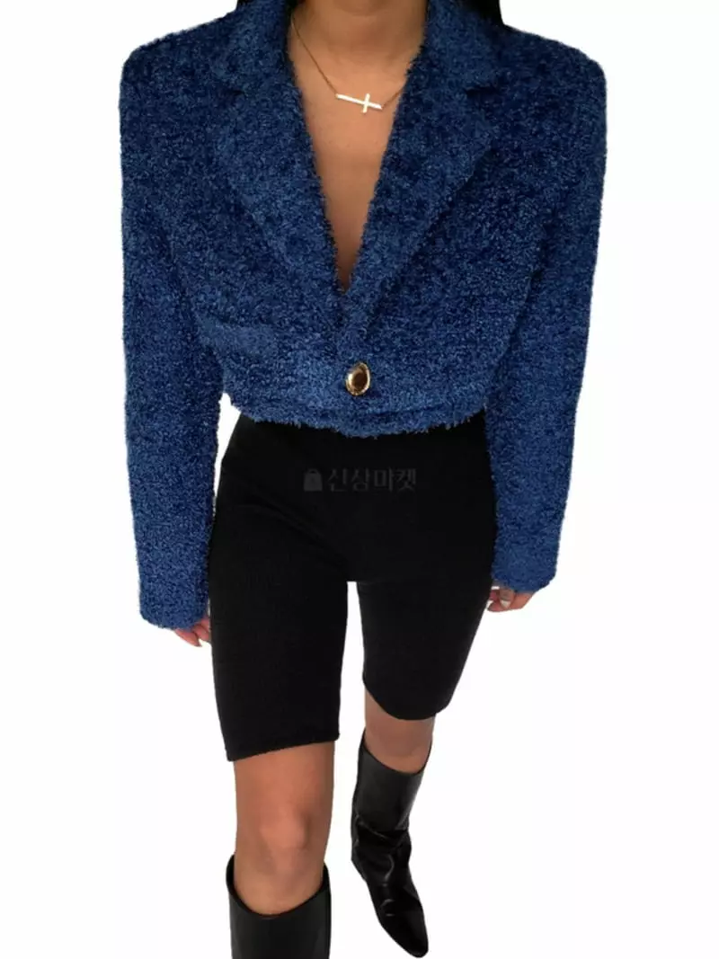 Remood - Korean Women Fashion - #pursuepretty - Poodle Crop Jacket - 3