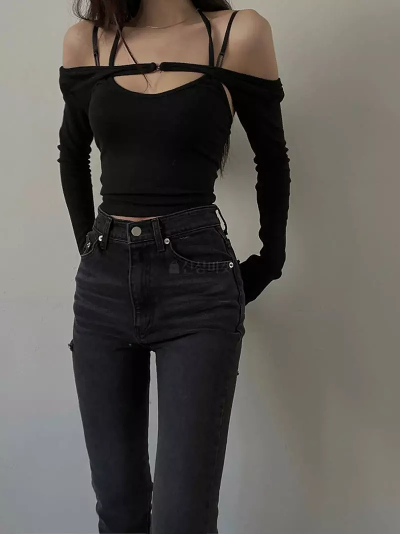 Remood - Korean Women Fashion - #shopsmall - Bootcut High-waist Jeans