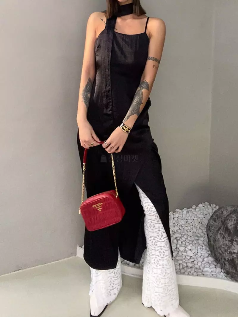 Remood - Korean Women Fashion - #shopsmall - Bootcut Lace Pants - 4