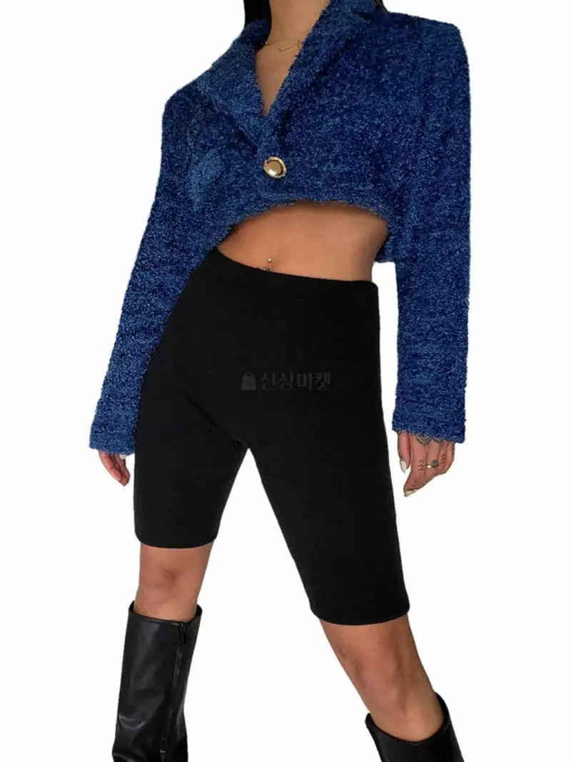 Remood - Korean Women Fashion - #vintagekidsstyle - Poodle Crop Jacket - 2