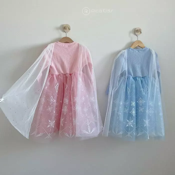 Rica - Korean Children Fashion - #Kfashion4kids - Spring Flower Princess One-piece - 3