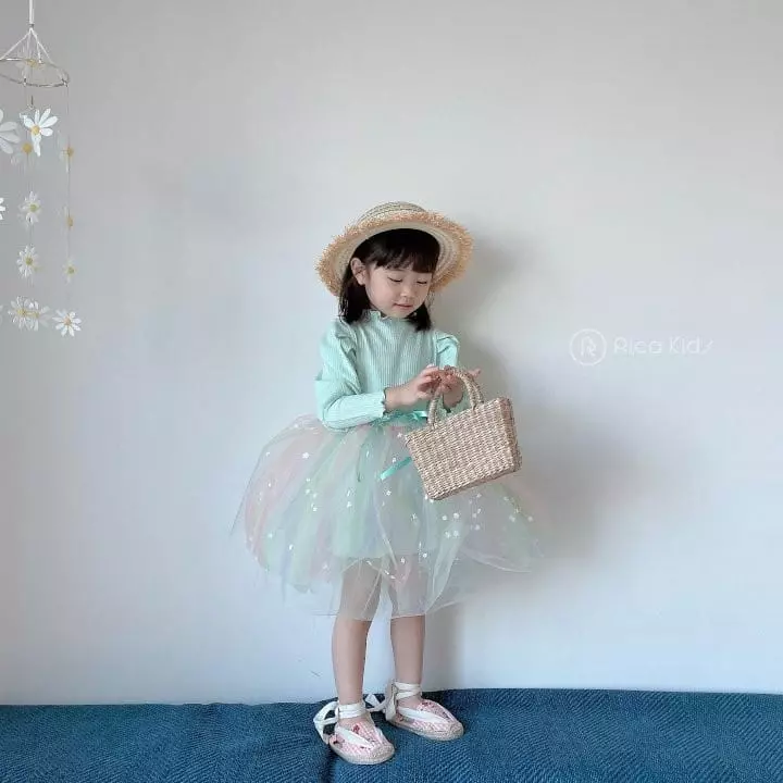 Rica - Korean Children Fashion - #designkidswear - Small Flower Sha One-piece - 2