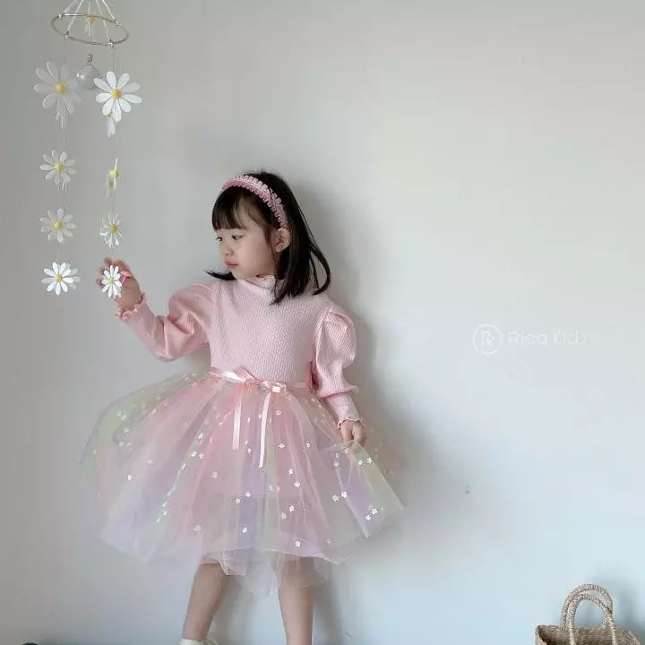 Rica - Korean Children Fashion - #prettylittlegirls - Small Flower Sha One-piece - 12