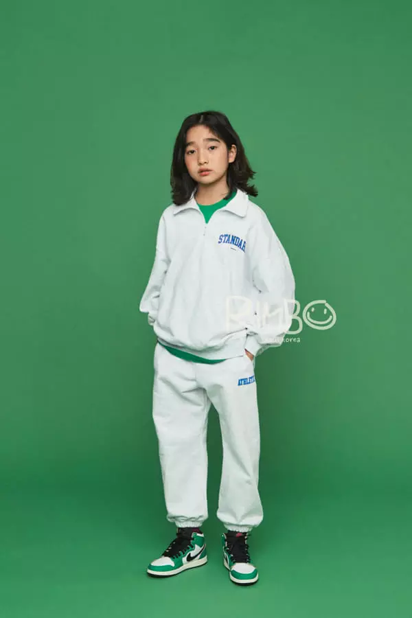 Rimbo - Korean Children Fashion - #designkidswear - Half Open Sweatshirt - 2