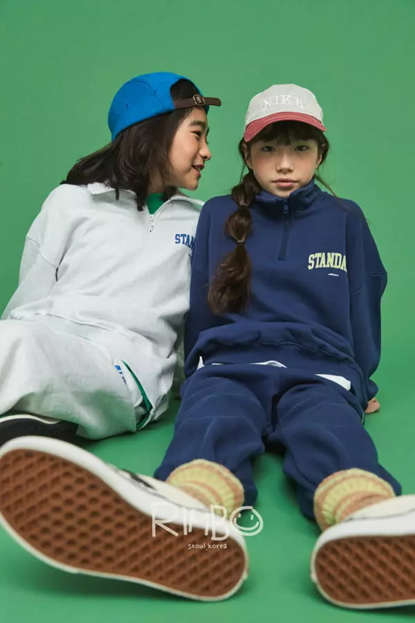 Rimbo - Korean Children Fashion - #kidsstore - Half Open Sweatshirt - 6