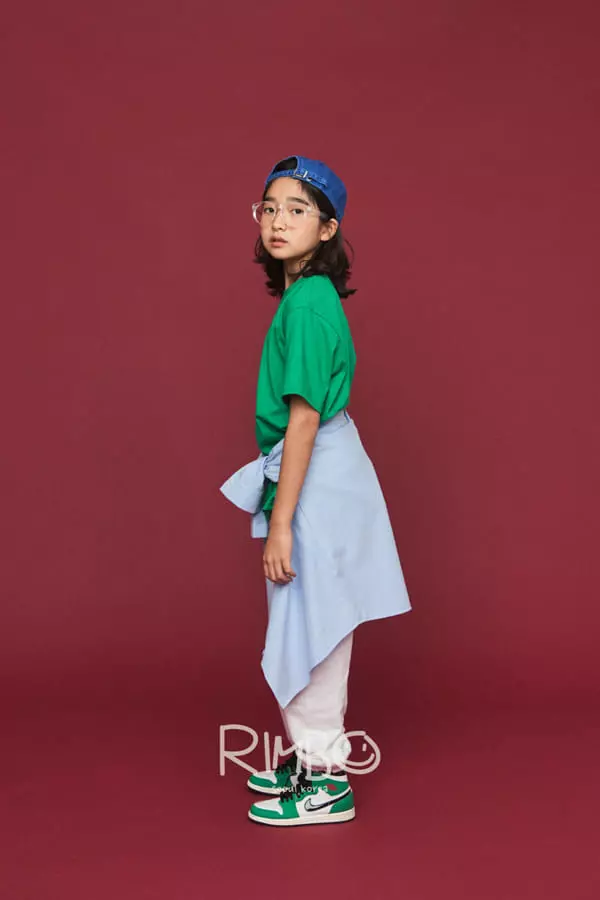 Rimbo - Korean Children Fashion - #littlefashionista - Yang Short Sleeves Tee - 11
