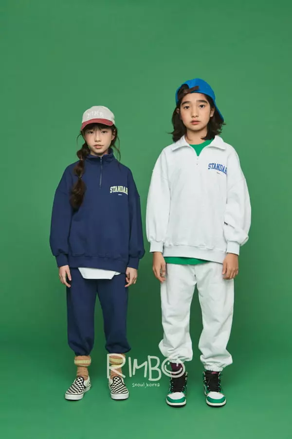 Rimbo - Korean Children Fashion - #littlefashionista - Half Open Sweatshirt - 9