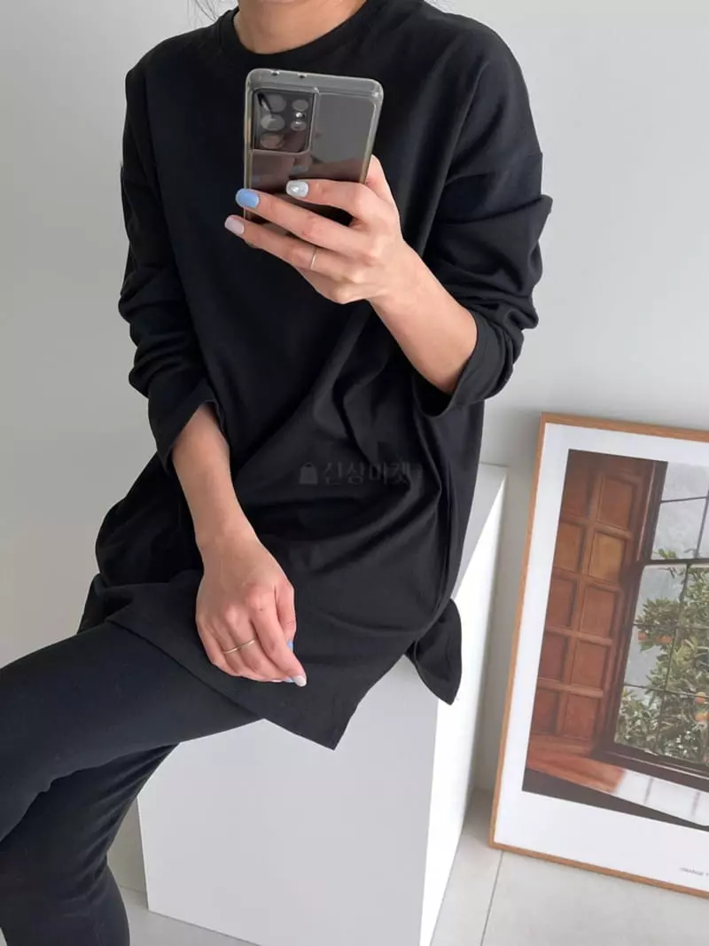 Ripple - Korean Women Fashion - #momslook - Basic Tee - 2