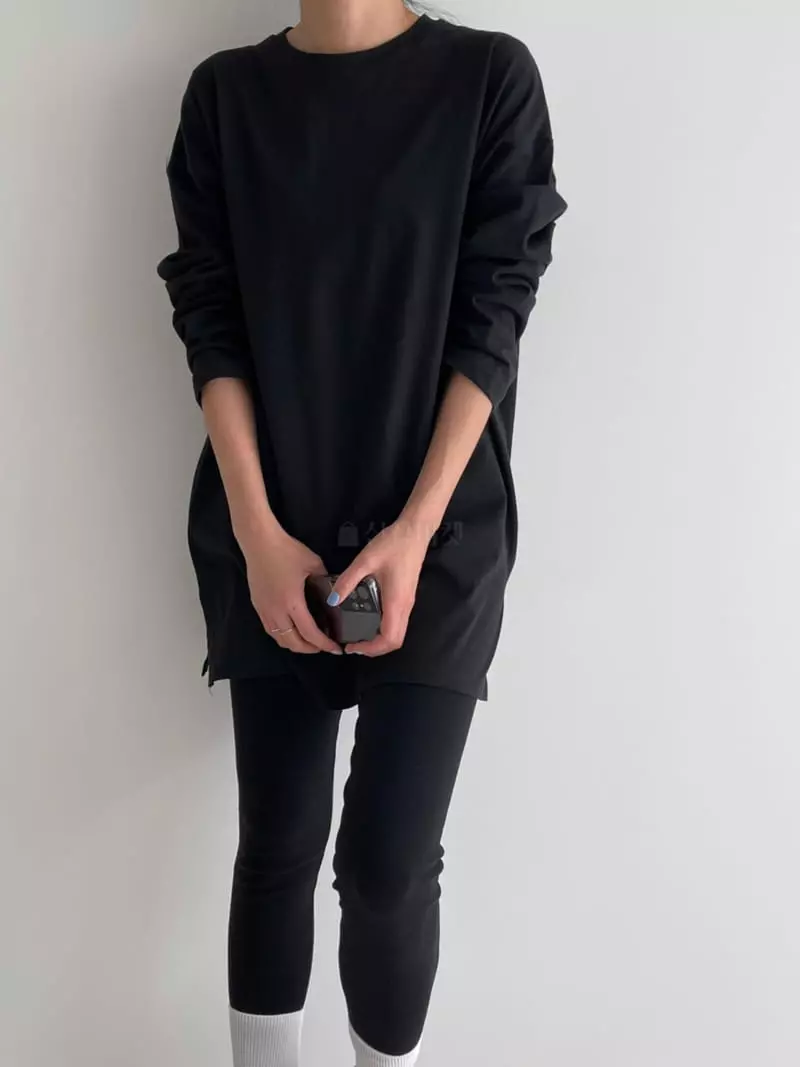 Ripple - Korean Women Fashion - #womensfashion - Basic Tee - 4