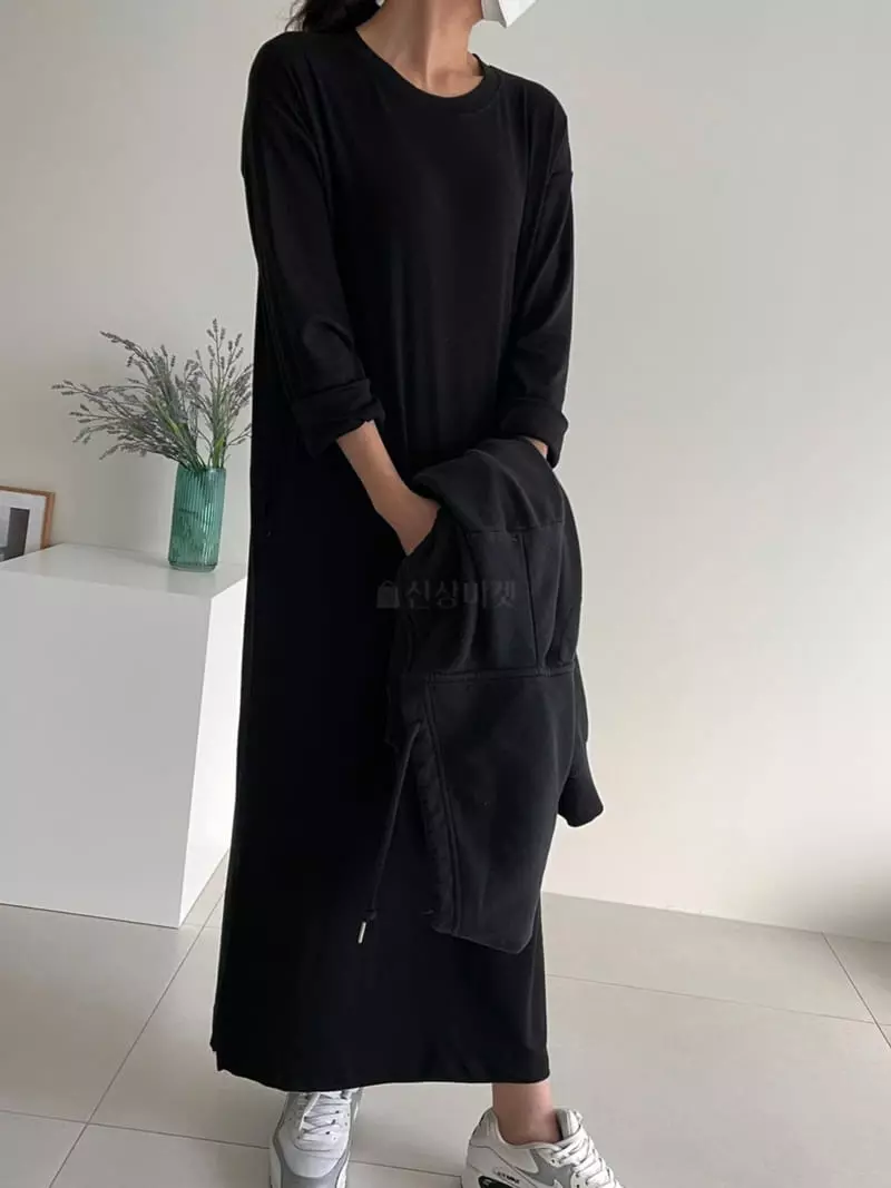 Ripple - Korean Women Fashion - #momslook - River Long One-piece