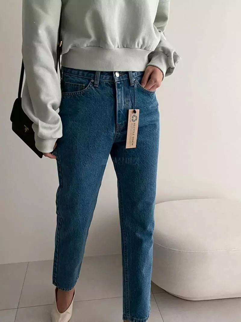 Ripple - Korean Women Fashion - #momslook - Recycling Jeans