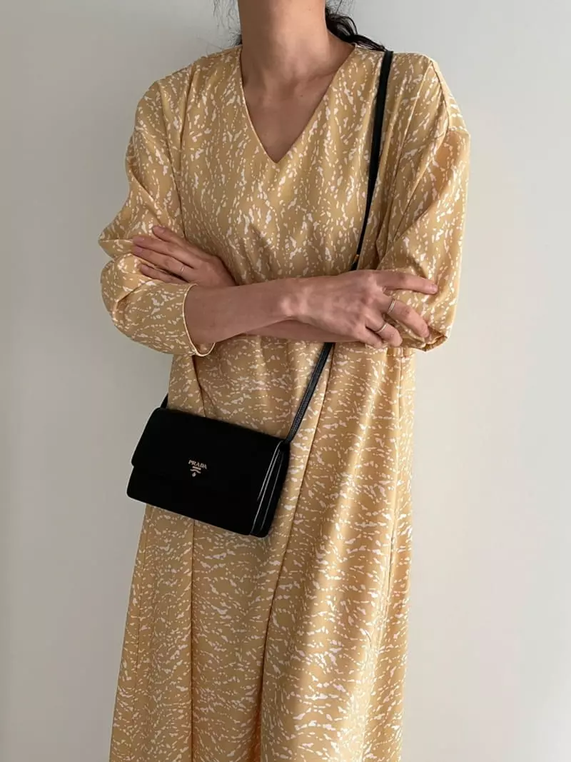 Ripple - Korean Women Fashion - #momslook - Butter Long One-piece - 3