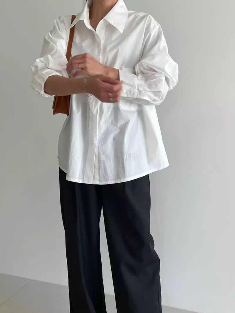 Ripple - Korean Women Fashion - #momslook - Salt Pocket Shirt