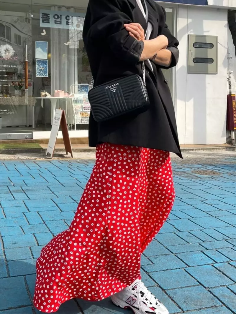Ripple - Korean Women Fashion - #momslook - Live Long Skirt