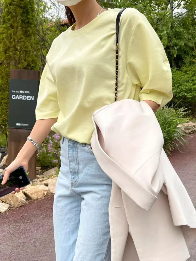 Ripple - Korean Women Fashion - #momslook - Volume Tee - 2