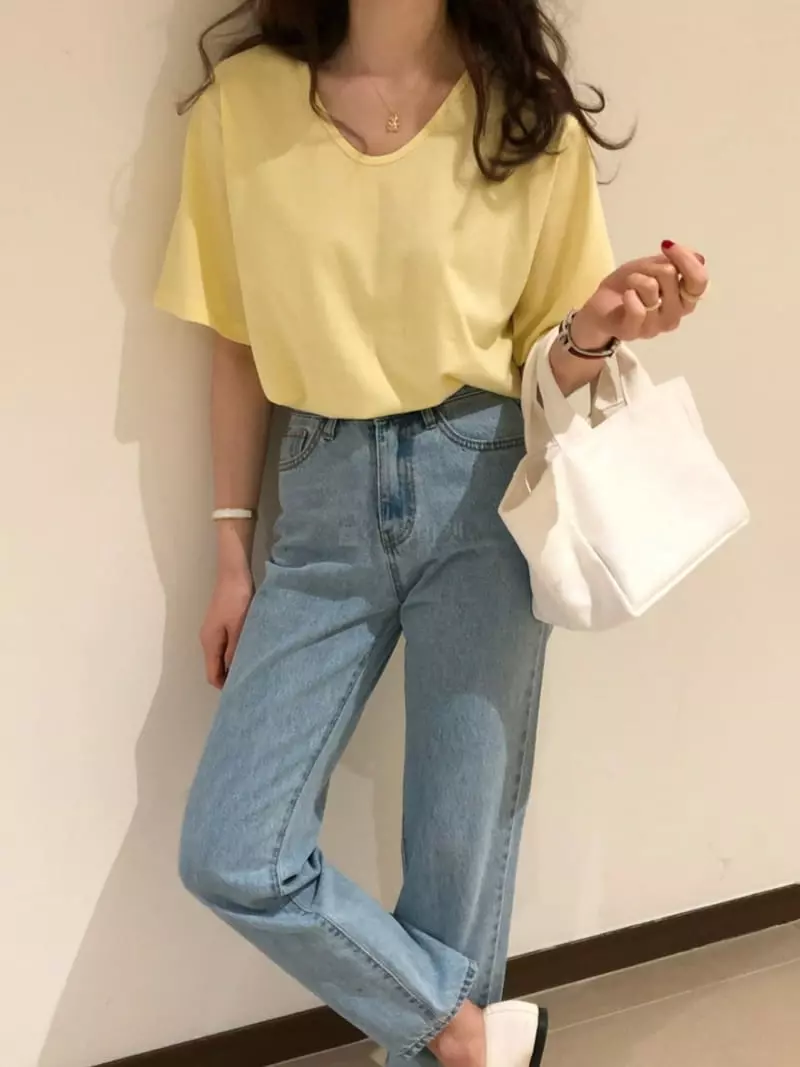 Ripple - Korean Women Fashion - #pursuepretty - Dry Silket Tee - 2