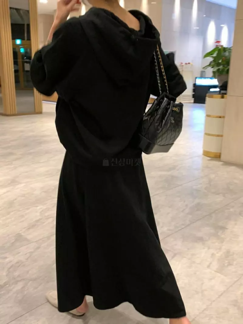 Ripple - Korean Women Fashion - #pursuepretty - More Zip-up Top Bottom Set - 4