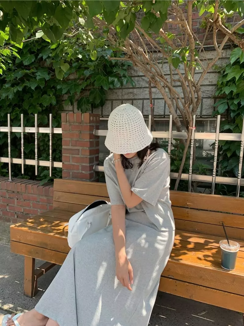 Ripple - Korean Women Fashion - #restrostyle - Cozy Top Bottom Set - 3