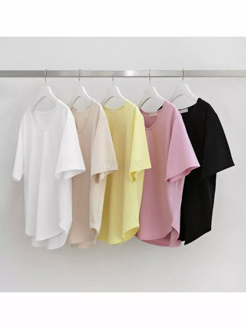 Ripple - Korean Women Fashion - #restrostyle - Dry Silket Tee - 4