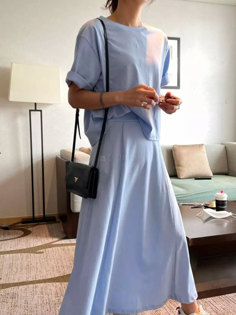 Ripple - Korean Women Fashion - #restrostyle - Cozy Top Bottom Set - 4
