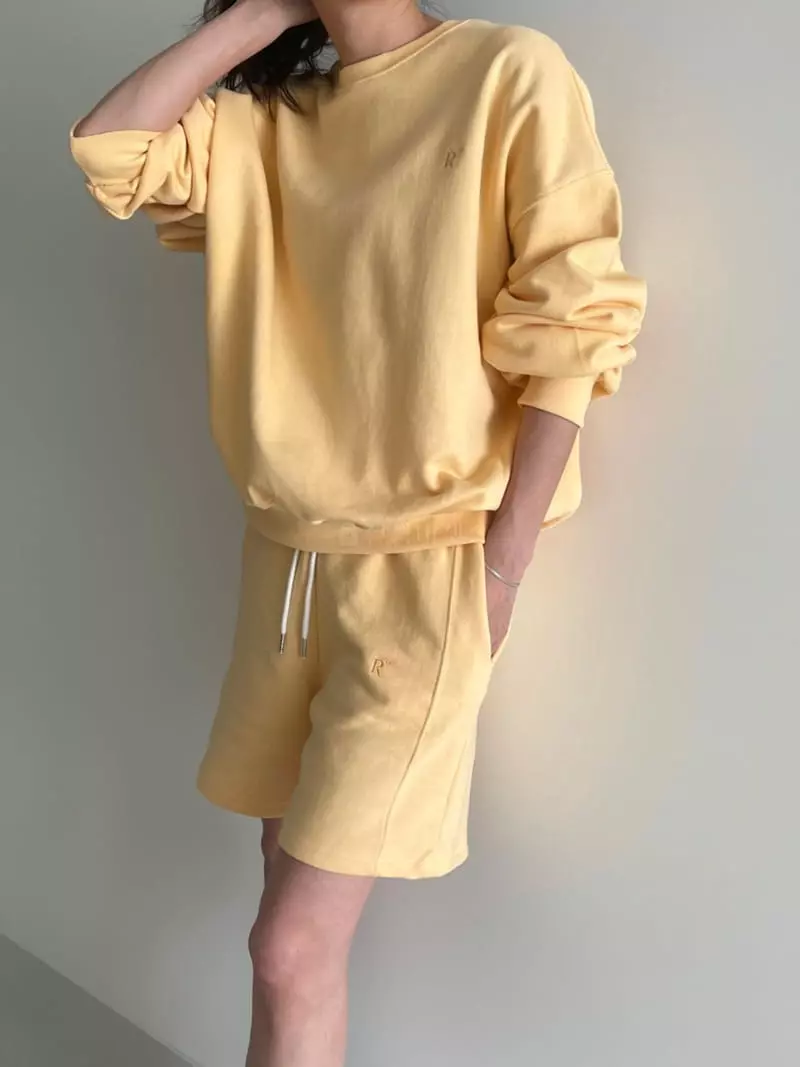 Ripple - Korean Women Fashion - #romanticstyle - Mono Top Bottom Set - 4