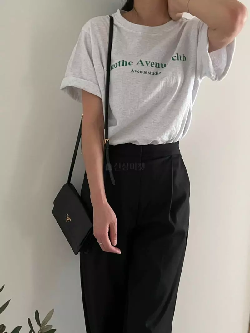 Ripple - Korean Women Fashion - #shopsmall - Club Avenue Tee - 2