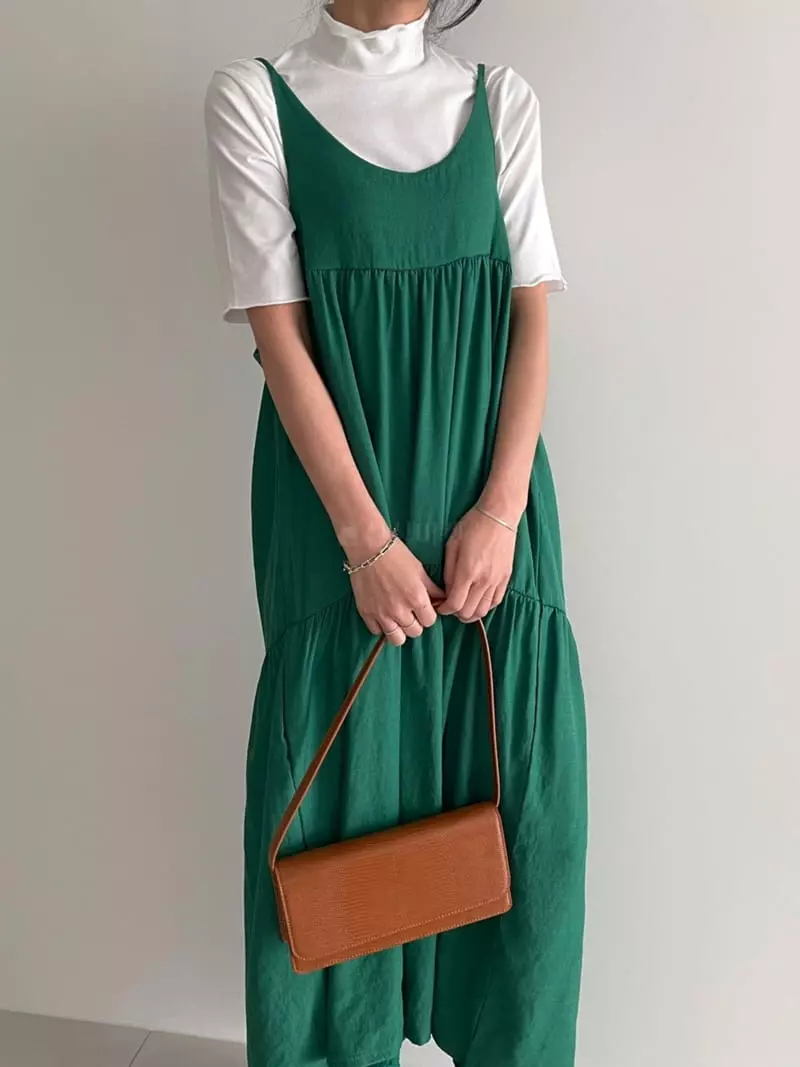Ripple - Korean Women Fashion - #thatsdarling - J-Layering One-piece - 3