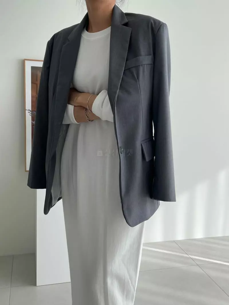 Ripple - Korean Women Fashion - #thatsdarling - London Coloring Jacket - 2