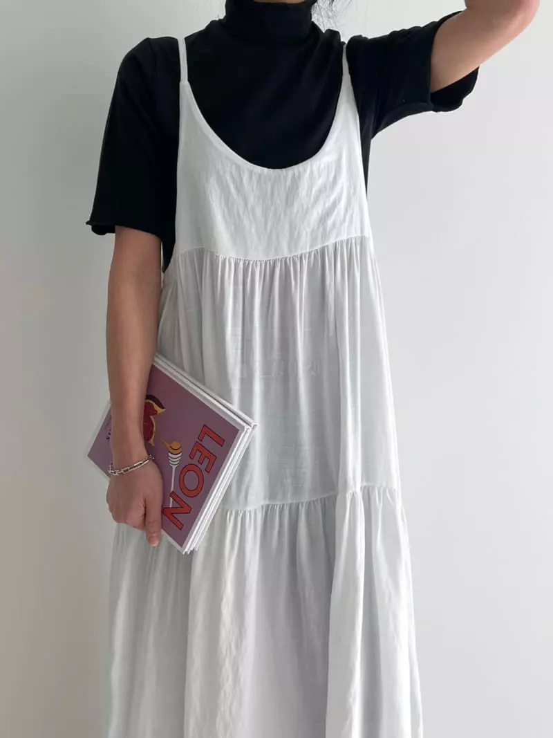Ripple - Korean Women Fashion - #thatsdarling - J-Layering One-piece - 4