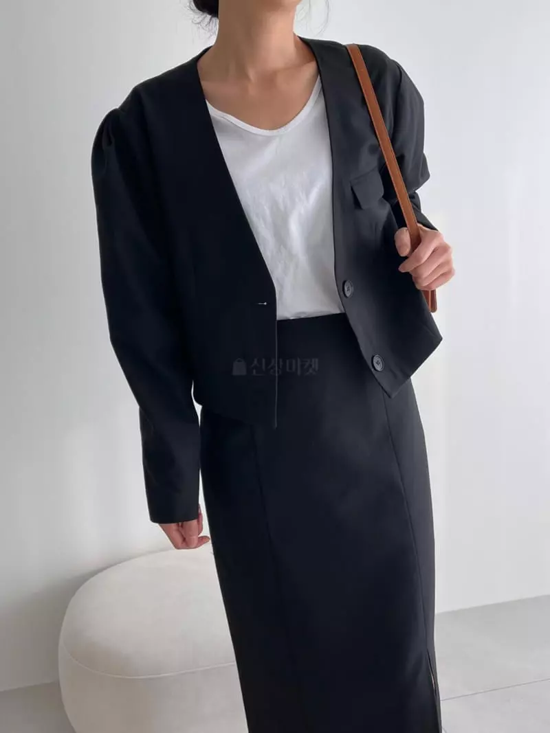 Ripple - Korean Women Fashion - #womensfashion - Burning Two Piece Set - 4
