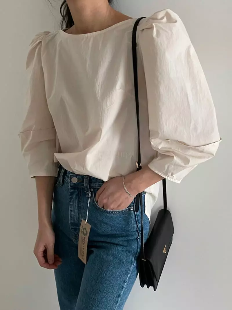 Ripple - Korean Women Fashion - #vintageinspired - Thera Blouse